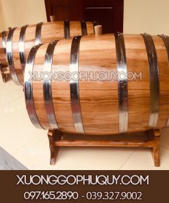 thùng rượu gỗ sồi 200L